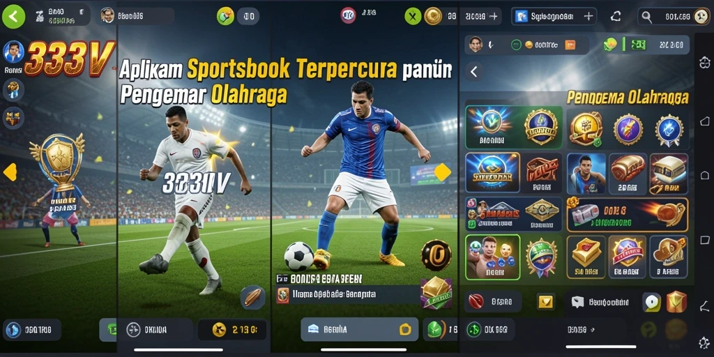 Tampilan screenshot utama dari gameplay taruhan olahraga di 333V.