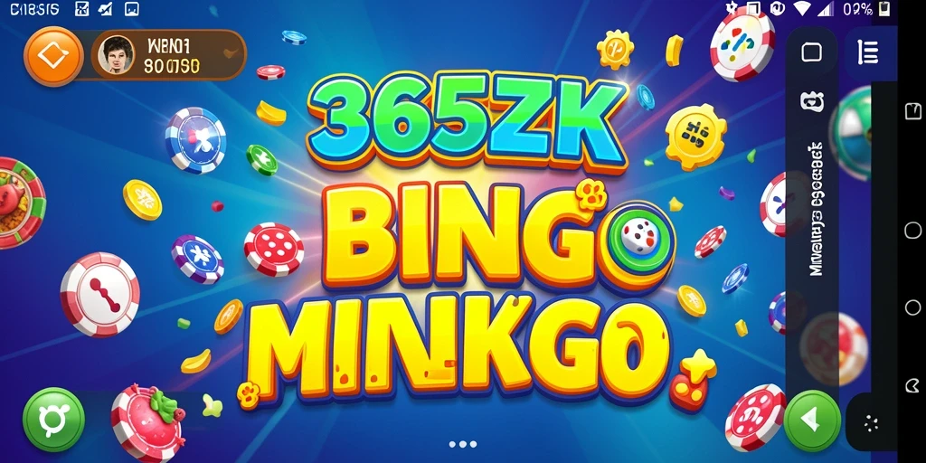 Tampilan utama gameplay permainan Bingo di 365ZK.