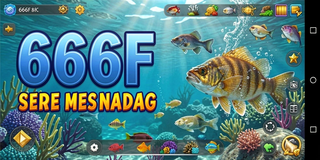 Tangkapan ikan besar di tampilan gameplay 666F.