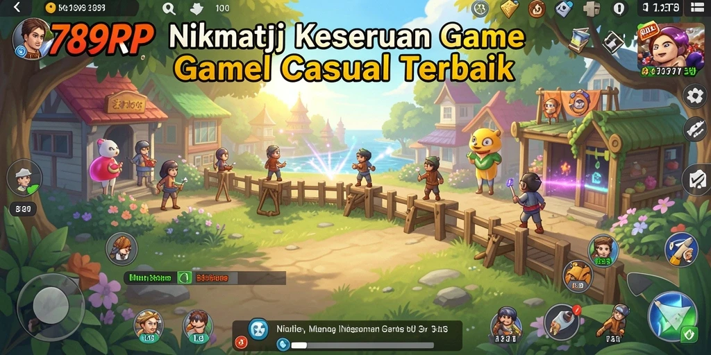 Tampilan utama gameplay 789RP menunjukkan keseruan bermain casual.