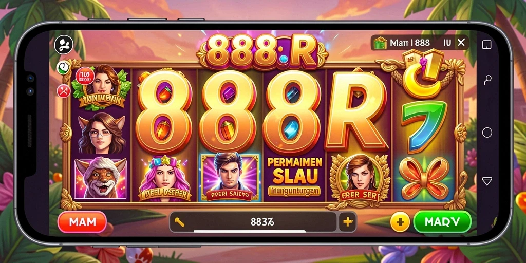 Tampilan gameplay Slot yang menegangkan dan penuh warna.