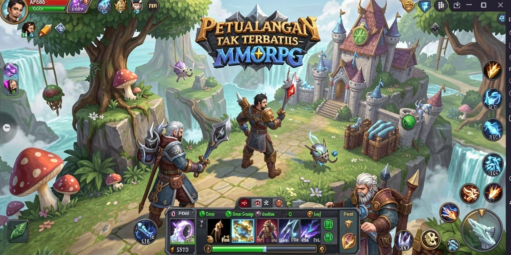 Screenshot gameplay AP686 yang menampilkan aksi pertarungan epik.