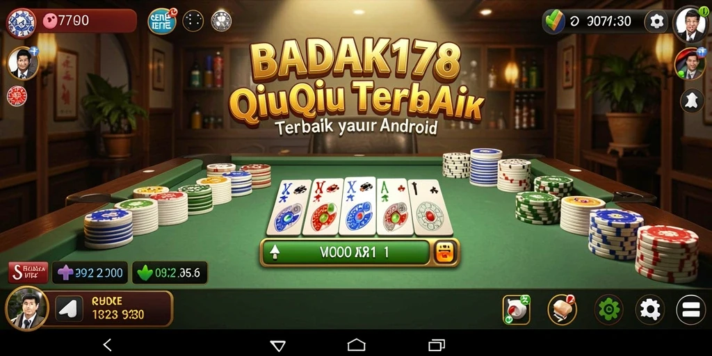 Tampilan permainan BADAK178 yang seru dengan gameplay QiuQiu.