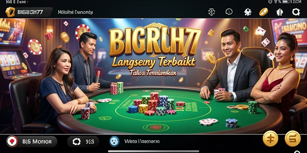 Tampilan menarik dari gameplay Live Casino di BIGRICH77.