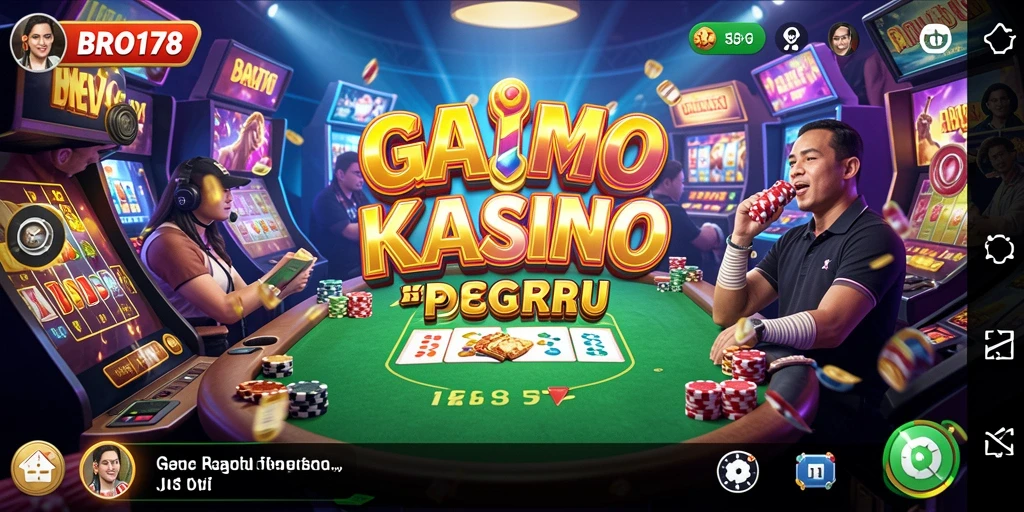 Tampilan antarmuka menarik dari game Kasino BRO178