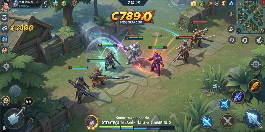 Tampilan menarik gameplay C7890 dengan strategi dan pembangunan kerajaan.