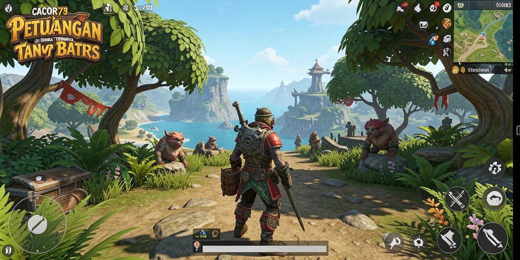 Menggambarkan gameplay seru dalam dunia terbuka CACOR78.