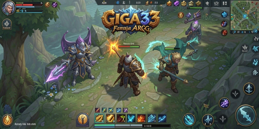 Screenshot GIGA33 yang menunjukkan aksi seru dalam pertempuran ARPG.