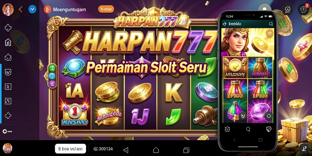 Screenshot utama HARAPAN777 menampilkan gameplay Slot yang menarik.