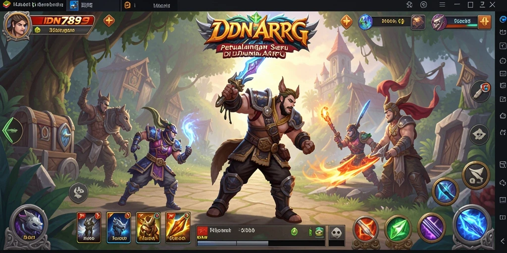 Screenshot gameplay <strong>IDN789</strong> menunjukkan pertarungan yang intens dan karakter yang kuat.