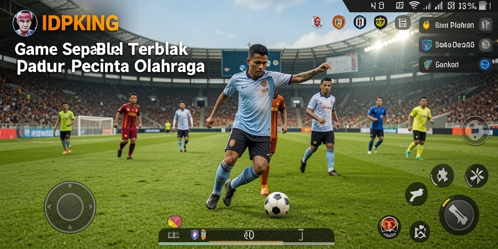 Tampilan gameplay <strong>IDPKING</strong> yang mendebarkan dan seru di lapangan.