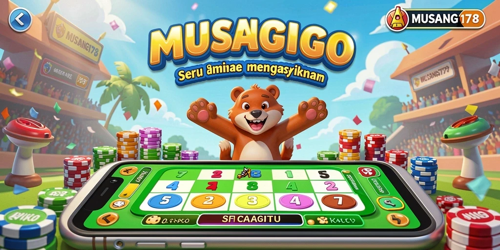 Tampilan seru gameplay Bingo di MUSANG178.