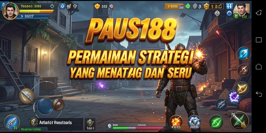 Tampilan gameplay dari PAUS188 yang menantang dan strategis.