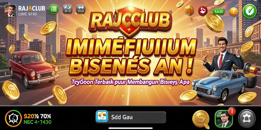 Tangkapan layar gameplay RAJACLUB yang menampilkan pengalaman Tycoon yang mendebarkan.