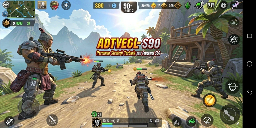 Tampilan gameplay S80 yang seru dan menantang dalam genre SLG.