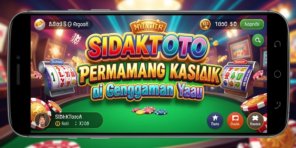 Screenshot utama SIDAKTOTO menampilkan gameplay Kasino yang seru.