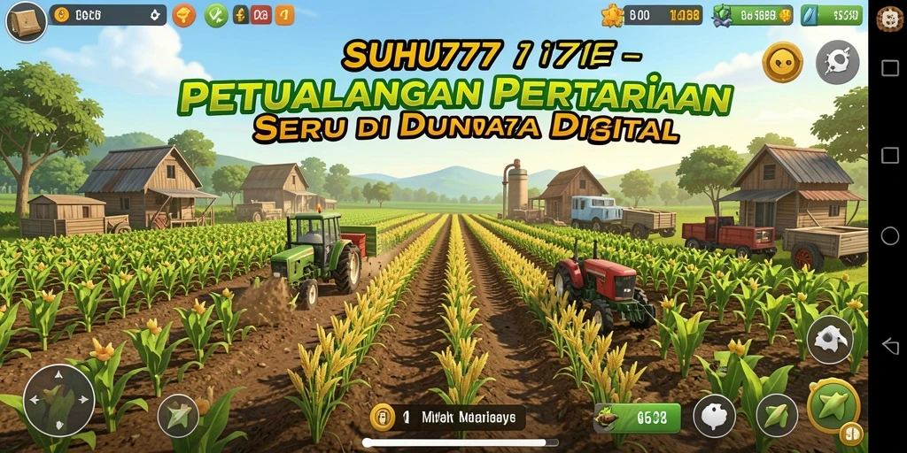 Tampilan gameplay SUHU777 yang seru dan interaktif di dunia pertanian.