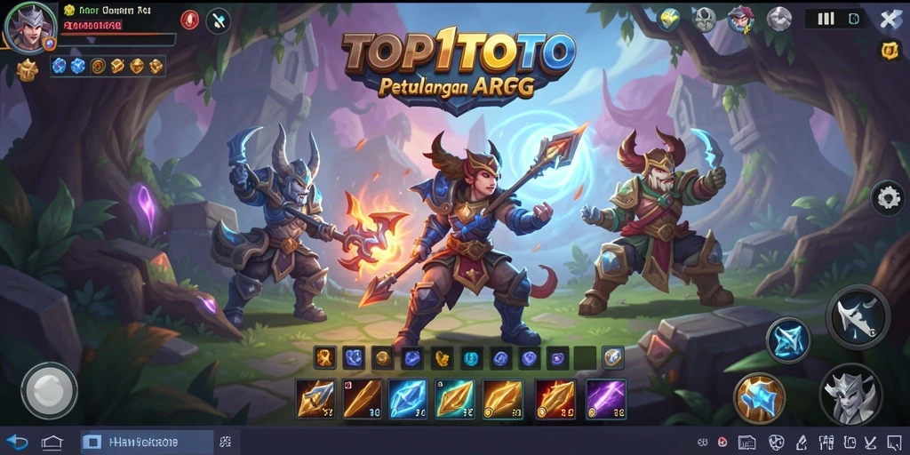Tangkapan layar gameplay TOP1TOTO menampilkan aksi seru dan grafis yang memukau.