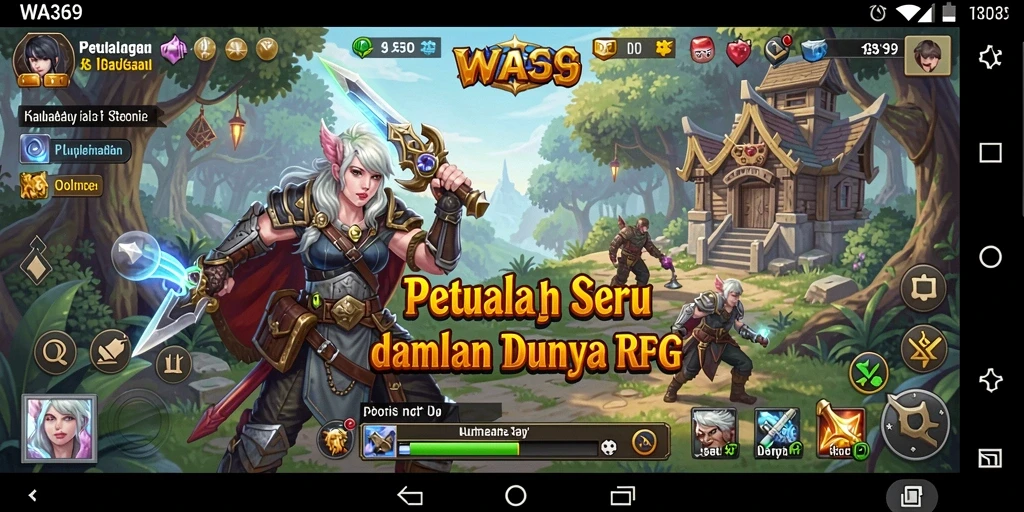 Tampilan gameplay WA369 yang menegangkan dan menarik dalam RPG.