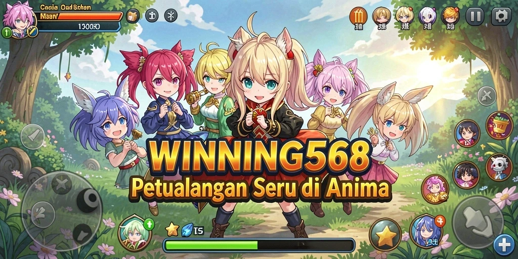 Gameplay seru di dunia Anime yang menakjubkan.