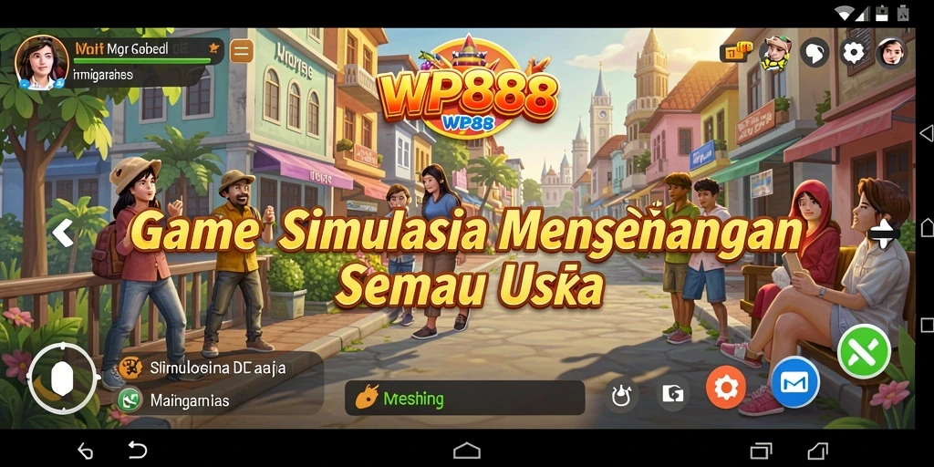 Tampilan gameplay WP888 yang seru dan interaktif.
