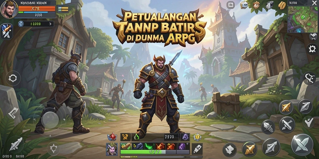 Tangkapan layar gameplay ARPG yang menarik dan imersif.